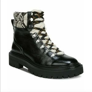 CIRCUS FOR SAM EDELMAN WOMEN'S Flora COLD WEATHER LUG SOLE HIKER BOOTIES 8